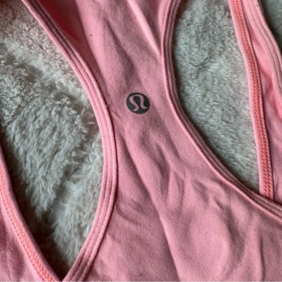 Lululemon | "Pink Shell" Cool Racerback Tank Top | Size 6 - Picture 4 of 9